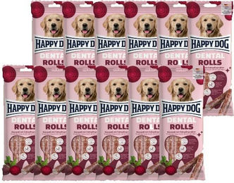 Happy Dog Dental Rolls Zahnpflege-Snacks für Hunde glutenfrei und ohne tierisches Protein – Bild 1 von 1