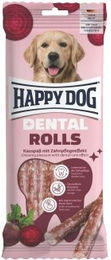 Produktbild von Happy Dog Dental Rolls Zahnpflege-Snacks für Hunde glutenfrei und vegetarisch 148 g