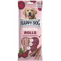 Produktbild von Happy Dog Dental Rolls Zahnpflege-Snacks für Hunde glutenfrei und vegetarisch 148 g