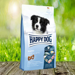 Happy Dog fit & vital Junior Hundefutter für Welpen mit Geflügel, Fisch und Ei weizenfreie Rezeptur 2 x 10 kg – Bild 1 von 1