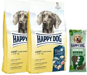 Happy Dog Fit & Vital Light Calorie Control+ Dental Sticks für Hunde zur Zahnpflege und Gewichtskontrolle – Bild 1 von 1