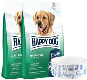Happy Dog fit & vital Maxi Adult Hundefutter für große Hunde mit Kroketten zur Unterstützung von Haut, Fell und Gelenken 1kg – Bild 1 von 1