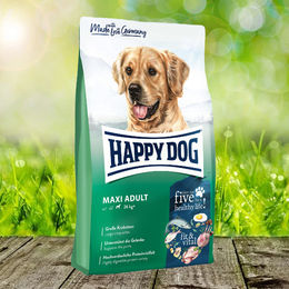 Happy Dog fit & vital Maxi Adult Hundefutter mit Lachs Meeresfisch Lamm und Geflügel 2 x 14 kg – Bild 1 von 1