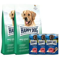 Produktbild von Happy Dog Fit & Vital Maxi Adult Sensible Pure Rind Hundefutter für große Hunde