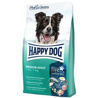 Produktbild von Happy Dog fit&vital Medium Adult Hundefutter mit Lachs, Lamm und Geflügel 12kg