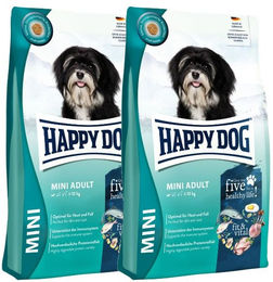 Produktbild von Happy Dog fit & vital Mini Adult Hundefutter weizenfrei mit Lachs Fisch Lamm und Geflügel