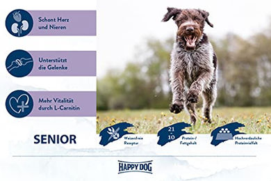 Happy Dog fit & vital Senior Hundetrockenfutter Getreidefrei 4 kg - 4 kg – Bild 1 von 12