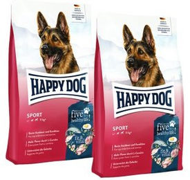 Happy Dog fit & vital Trockenfutter Hund Adult Sport zur Unterstützung der Gelenke 2x14 kg - 2 x 14 kg – Bild 1 von 2