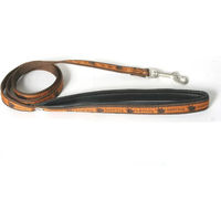 Produktbild von Happy Dog Hundeleine aus Nylon in Orange und Braun 20/110 cm