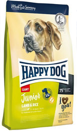 Happy Dog Junior Giant Trockenfutter Lamm und Reis für große Rassen 15 kg – Bild 1 von 5