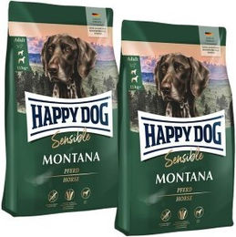 Produktbild von Happy Dog Montana Getreidefreies Trockenfutter für Pferde Adult 2x4 kg - 2 x 4 kg