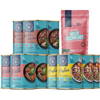 Produktbild von Happy Dog Nassfutter Classic Bundle für Senioren Hund Huhn Kalb Wildschwein 11 x 400g - 10 x 400 g
