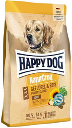 Produktbild von Happy Dog NaturCroq Geflügel pur und Reis Hundefutter Adult ohne Zucker 3x4kg