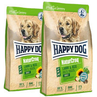 Produktbild von Happy Dog NaturCroq Hundefutter Lamm & Reis Sensitive 30 kg (2 x 15 kg)