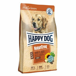Produktbild von Happy Dog NaturCroq Hundefutter Rind & Reis Adult 2 x 11 kg