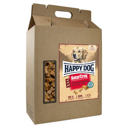 Produktbild von Happy Dog NaturCroq Mini Truthahn Knochen Belohnungssnack für Hunde ohne Konservierungsstoffe und Zucker 5 kg - 5 kg