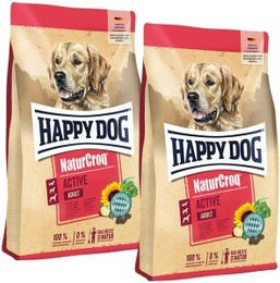 Produktbild von Happy Dog NaturCroq Trockenfutter Hund Adult Geflügel und Fisch 2x15 kg - 2 x 15 kg