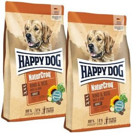 Produktbild von Happy Dog NaturCroq Trockenfutter Hund Adult Rind 2x15 kg - 2 x 15 kg
