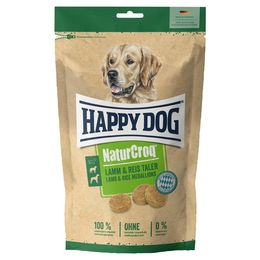 Produktbild von Happy Dog NaturCroq Zahnpflege-Snack Lamm-Reis-Taler für erwachsene Hunde Sensitive 700 g - 700 g