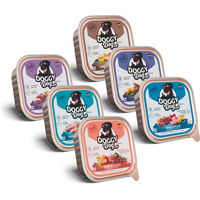 Produktbild von Happy Dog Paté Adult Hundefutter Mixpaket 6 x 150 g getreidefrei und glutenfrei - 6 x 150 g