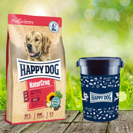Happy Dog Premium Natur Croq Aktive Hundefutter Geflügel und Fisch für Adult 15 kg – Bild 1 von 1