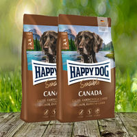 Produktbild von Happy Dog Sensible Canada Getreidefreies Hundefutter für Adult mit Lachs Kaninchen und Lamm 2 x 11 g