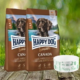 Happy Dog Sensible Canada Hundefutter Adult Getreidefrei und Glutenfrei 2 x 11 kg – Bild 1 von 1