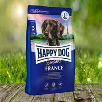 Produktbild von Happy Dog Sensible France Hundefutter Adult Getreidefrei mit Ente und Kartoffel 2 x 11 kg