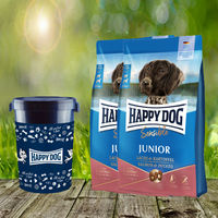 Produktbild von Happy Dog Sensible Junior Hundefutter Huhn Lachs Kartoffel Glutenfrei 2 x 10 kg plus Futtertonne 43 Liter
