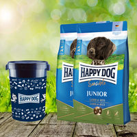 Produktbild von Happy Dog Sensible Junior Hundefutter Lamm und Reis 2 x 10 kg mit Futtertonne 43 Liter glutenfrei