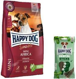 Happy Dog Sensible Mini Africa und Dental Sticks Mini Hundefutter Set für kleine Hunde – Bild 1 von 1