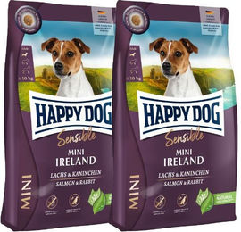 Produktbild von Happy Dog Sensible Mini Ireland Hundefutter für kleine Hunde Adult mit Lachs und Kaninchen 1000g