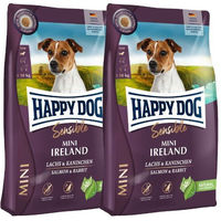 Produktbild von Happy Dog Sensible Mini Ireland Hundefutter für kleine Hunde Adult mit Lachs und Kaninchen 1000g