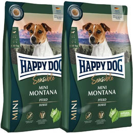 Produktbild von Happy Dog Sensible Mini Montana Pferd Getreidefrei Glutenfrei Monoprotein Adult 1000g