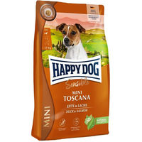 Produktbild von Happy Dog Sensible Mini Trockenfutter Adult Ente mit Lachs 4kg - 4 kg