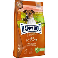 Produktbild von Happy Dog Sensible Mini Trockenfutter für Hunde Adult Ente und Lachs 800 g - 800 g