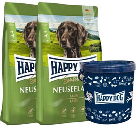 Produktbild von Happy Dog Sensible Neuseeland Hundefutter Adult Lamm Glutenfrei Sensitive 1kg