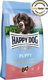 Happy Dog Sensible Puppy Hundetrockenfutter Huhn Lachs und Kartoffel Glutenfrei 1 kg - 1 kg – Bild 1 von 6