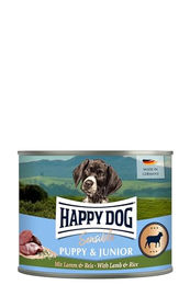 Happy Dog Sensible Puppy & Junior Nassfutter Lamm und Reis für Welpen 6 x 200 g - 6 x 200 g – Bild 1 von 4