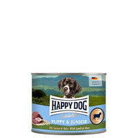 Produktbild von Happy Dog Sensible Puppy & Junior Nassfutter Lamm und Reis für Welpen 6 x 200 g - 6 x 200 g