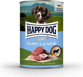 Happy Dog Sensible Puppy Welpen Nassfutter Lamm und Reis Monoprotein Glutenfrei 6x400g – Bild 1 von 2