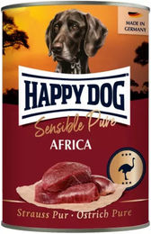 Happy Dog Sensible Pure Africa Strauß Nassfutter für Hunde Adult Monoprotein 12x 400 g - 6 x 400 g – Bild 1 von 5
