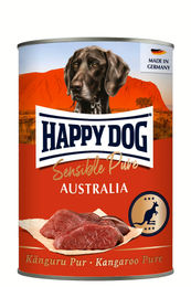 Produktbild von Happy Dog Sensible Pure Australia Känguru Monoprotein Nassfutter für Hunde 6 x 400 g - 6 x 400 g