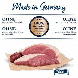 Happy Dog Sensible Pure France Hundefutter Ente Adult 24x800g – Bild 1 von 5