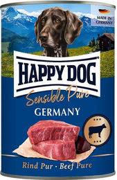Produktbild von Happy Dog Sensible Pure Germany Hundefutter Rind Hypoallergen Adult 6x400g