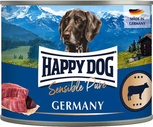 Happy Dog Sensible Pure Germany Rind Nassnahrung für ausgewachsene Hunde Monoprotein 6 x 200 g - 6 x 200 g – Bild 1 von 6