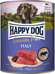 Happy Dog Sensible Pure Italy Büffel Monoprotein Hundefutter Adult Stückchen in Sauce 6 x 800 g - 6 x 800 g – Bild 1 von 8