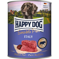 Produktbild von Happy Dog Sensible Pure Italy Büffel Monoprotein Hundefutter Adult Stückchen in Sauce 6 x 800 g - 6 x 800 g
