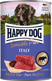 Produktbild von Happy Dog Sensible Pure Italy Hundefutter Büffel Monoprotein Adult 12x400g