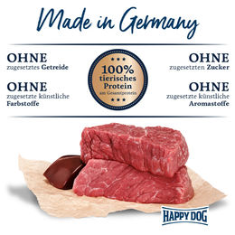 Happy Dog Sensible Pure Italy Hundefutter Büffel Monoprotein Adult 24x800g – Bild 1 von 5